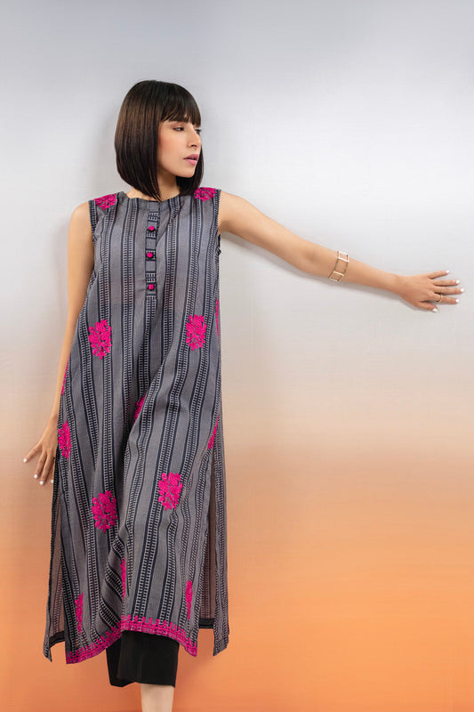 Embroidered Lawn Kurti