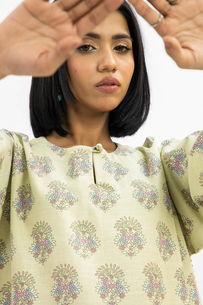 2 Pc Embroidered Khaddar Outfit