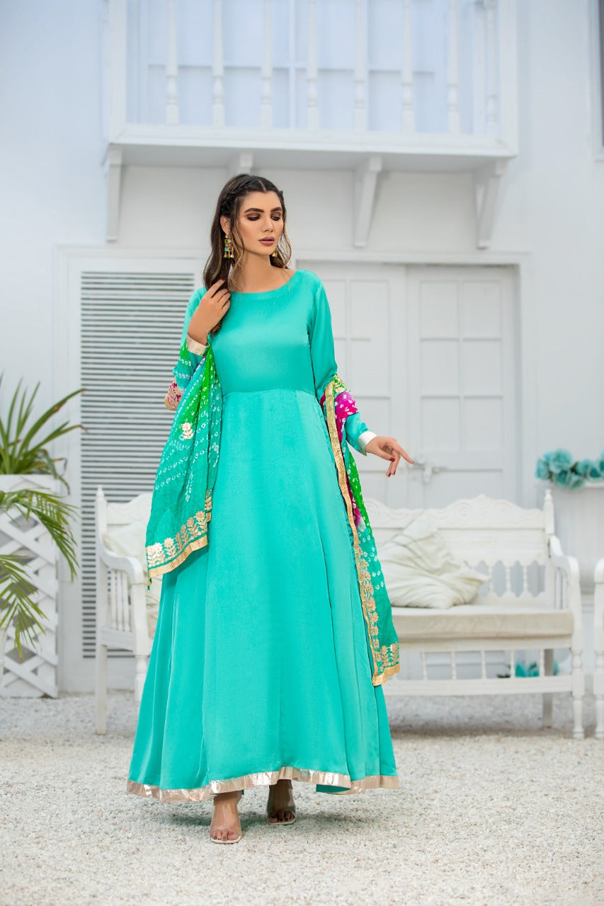 TRENDY ROBE TURQUOISE