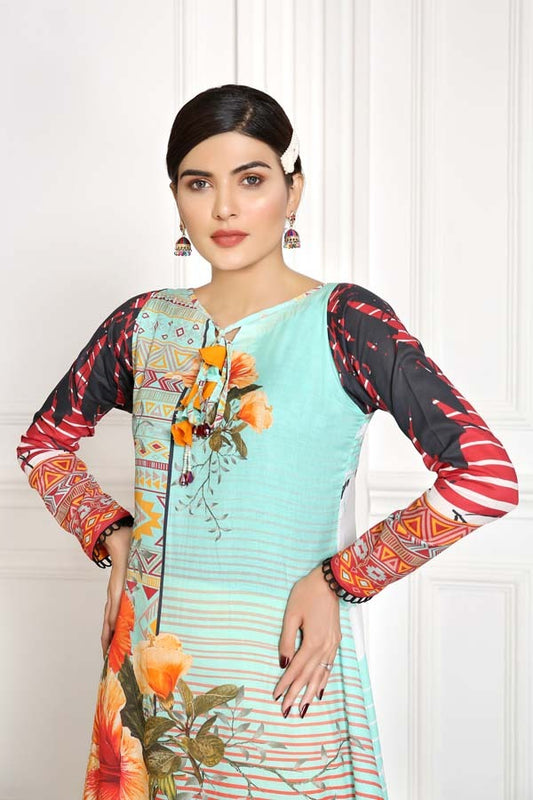 Adan's Libas - Cruise - Digital Printed Lawn Shirt (Unstitch)