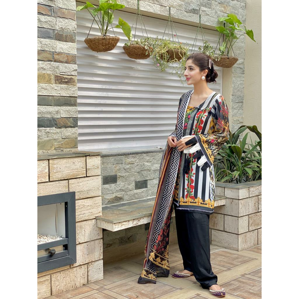 Chilgozay - Must Have 3 Pcs Mid Season Dress (CC-138)