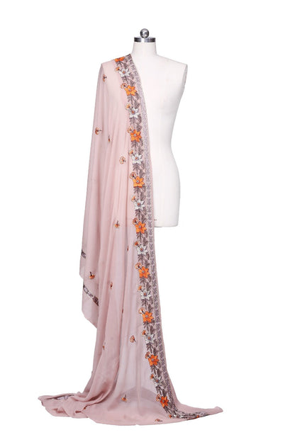 Adan's Libas - Embroidered Chiffon Dupatta