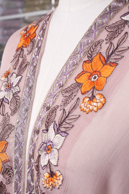 Adan's Libas - Embroidered Chiffon Dupatta