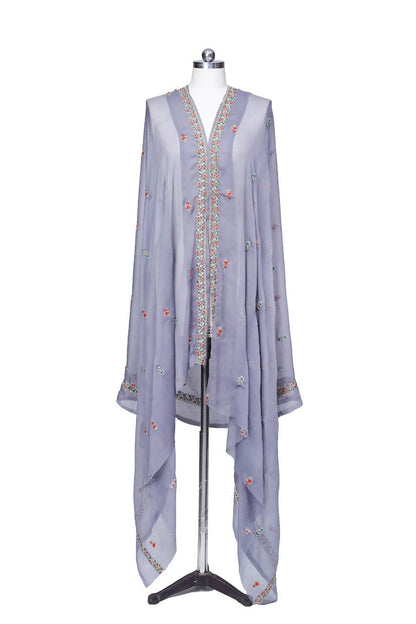 Adan's Libas - Embroidered Chiffon Dupatta