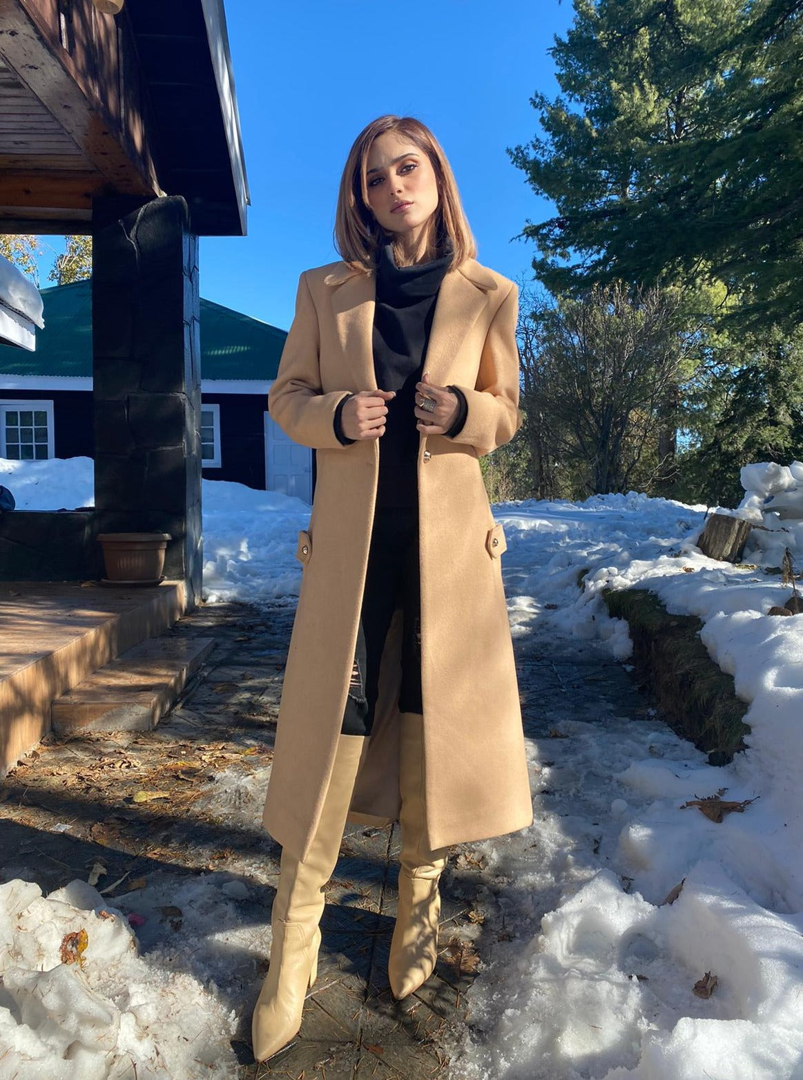 Chaos - Cremè De Le Cremè  - Beige Cream Wool Coat