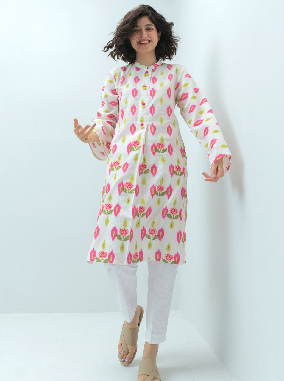 Beechtree - EMBROIDERED JACQUARD SHIRT (PRET)