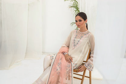 Ari Embroidered Woven Kurta And Trouser with Dupatta