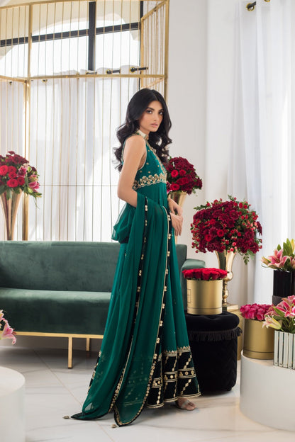 Deep Emerald Peshwas