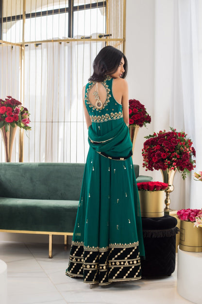 Deep Emerald Peshwas