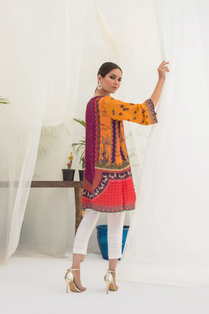 Loose Cut Printed Kurta And Trouser 1