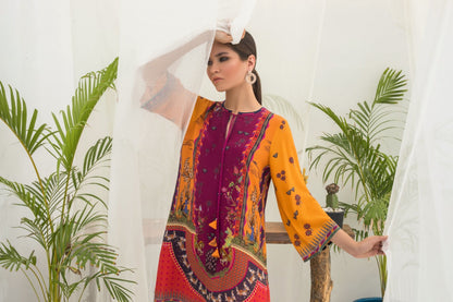 Loose Cut Printed Kurta And Trouser 1