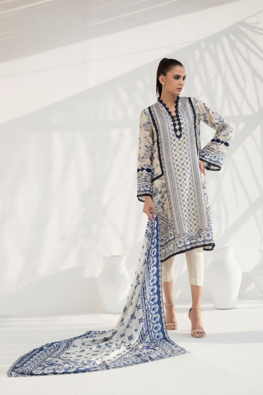 Khaddi Silk Kurta And Trouser With Dupatta