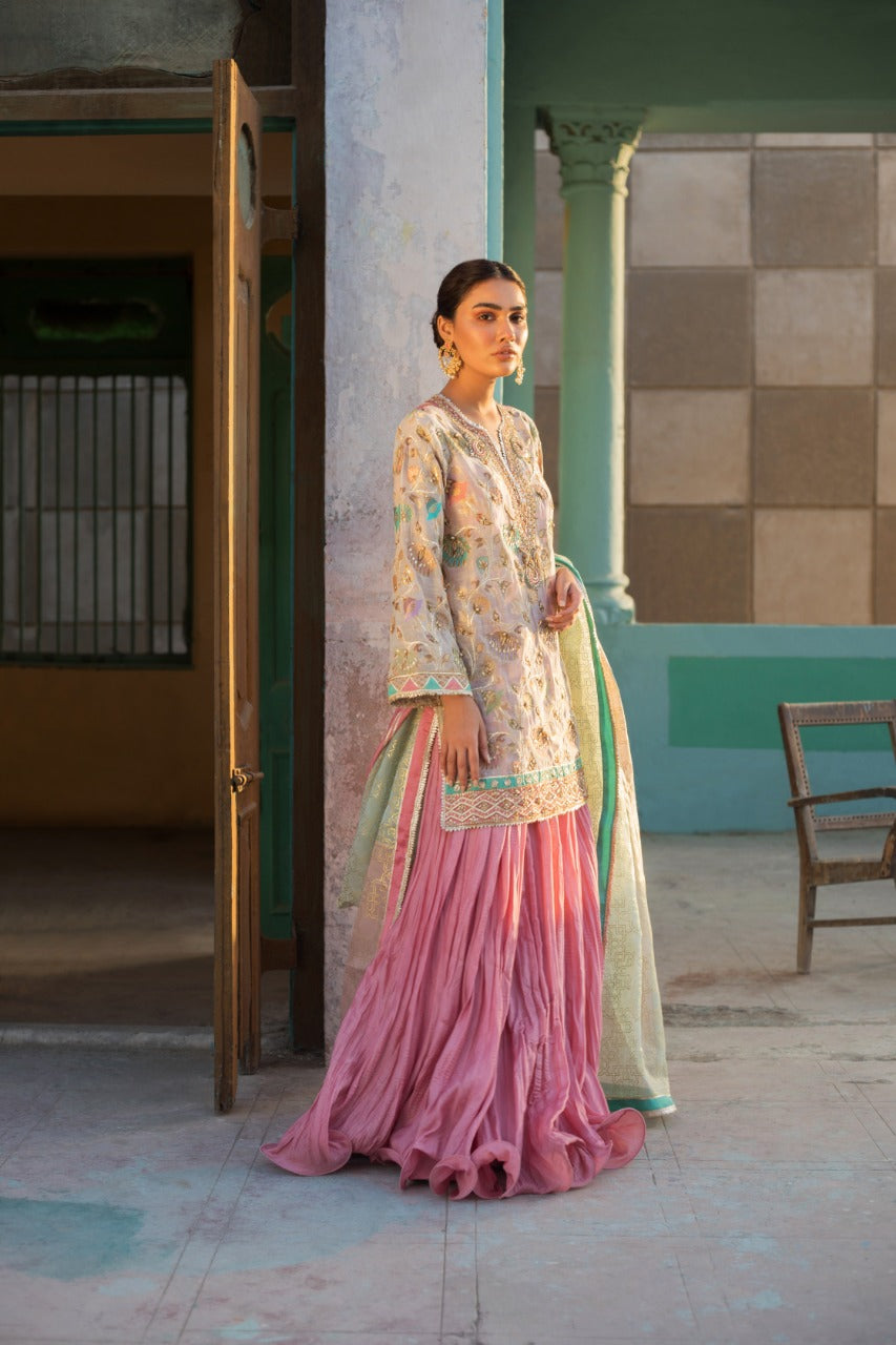 Hand Embellished Woven