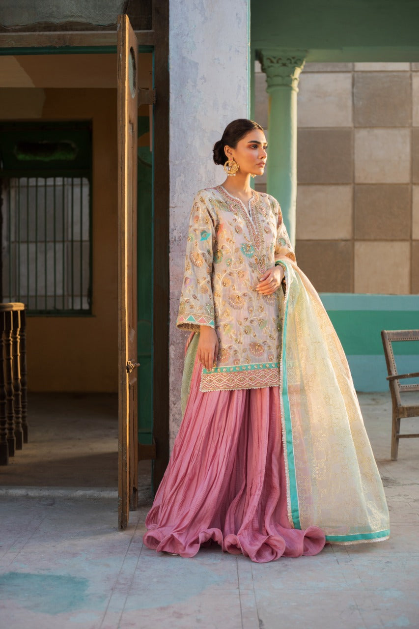 Hand Embellished Woven