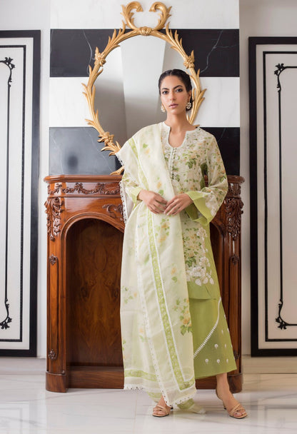 Khaddi Silk Kurta And Culottes with Dupatta