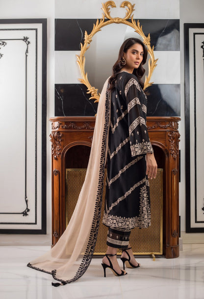 Corduroy Kurta And Culottes with Dupatta