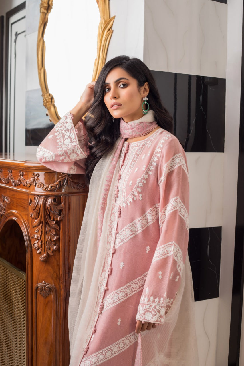 Corduroy Shirt And Culottes with Dupatta