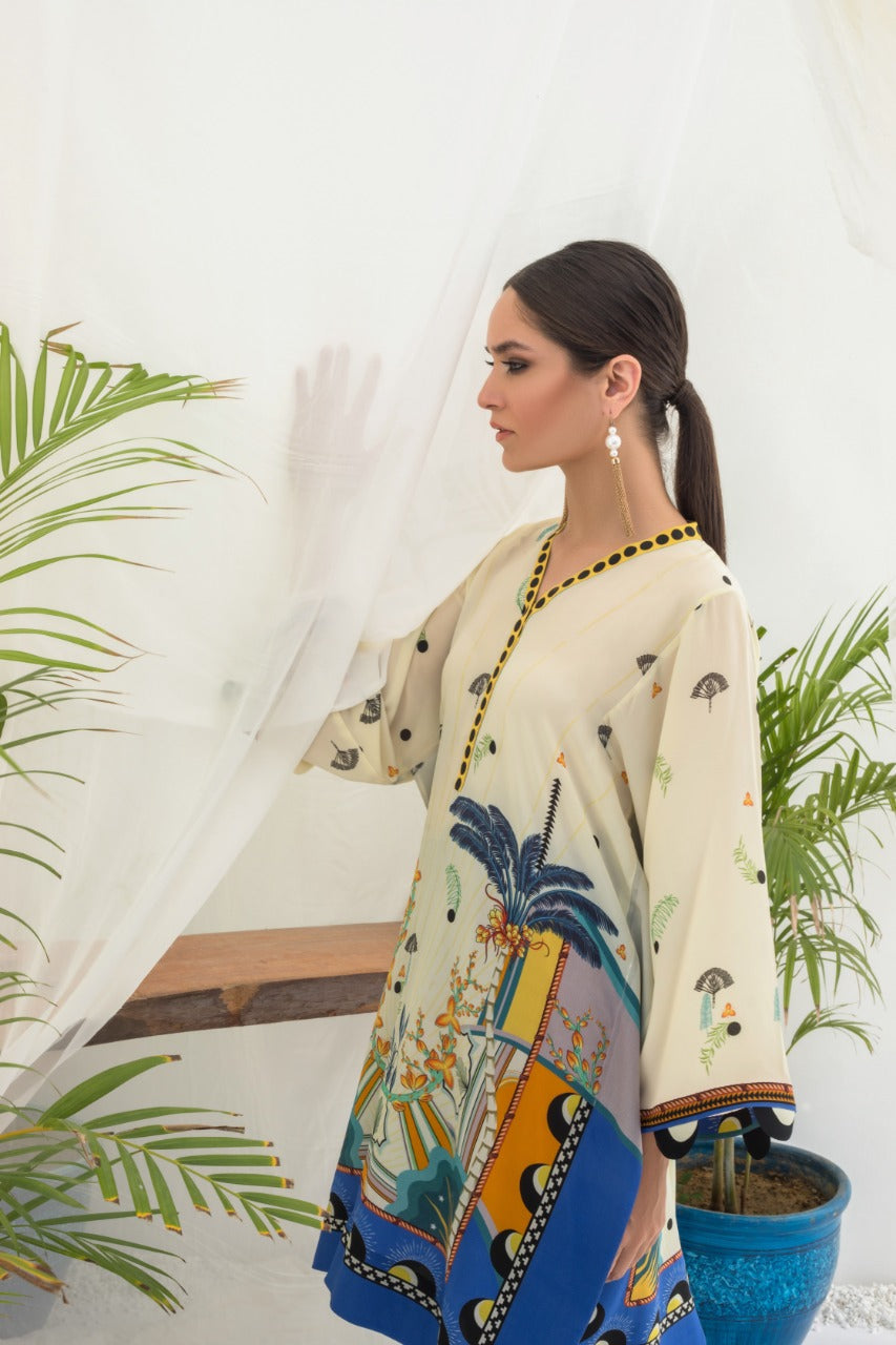 Loose Cut Printed Kurta And Trouser