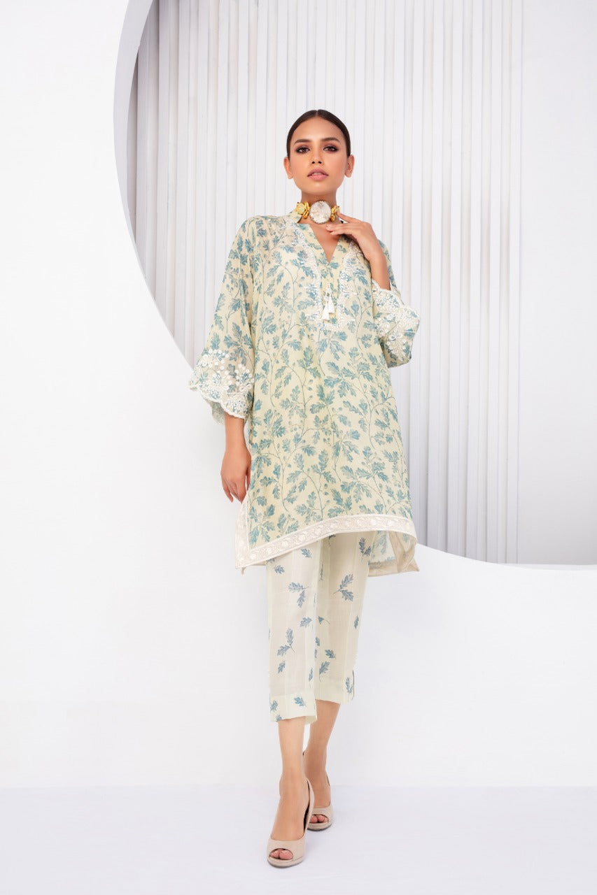 Khaadi Silk Kurta With Trouser