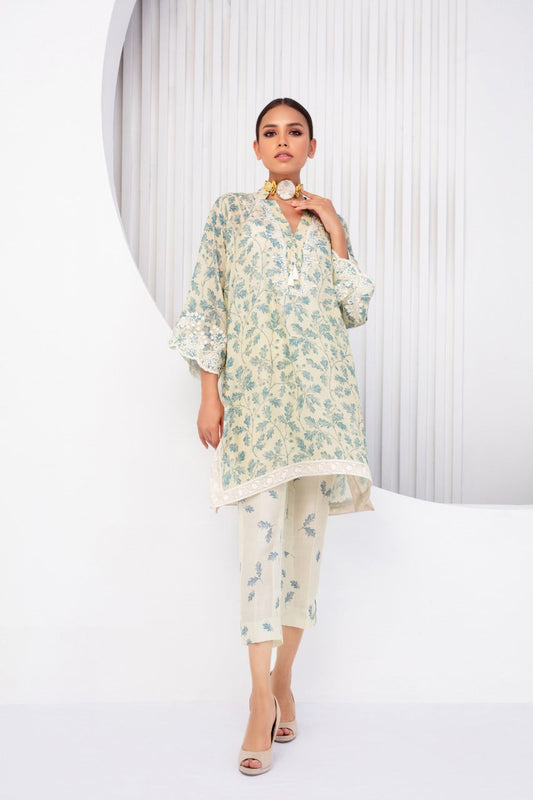 Khaadi Silk Kurta With Trouser