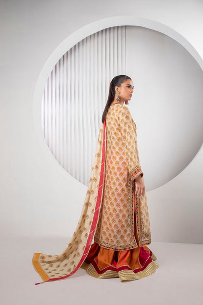 Cotton Net Kurta with Dhaka Pajama