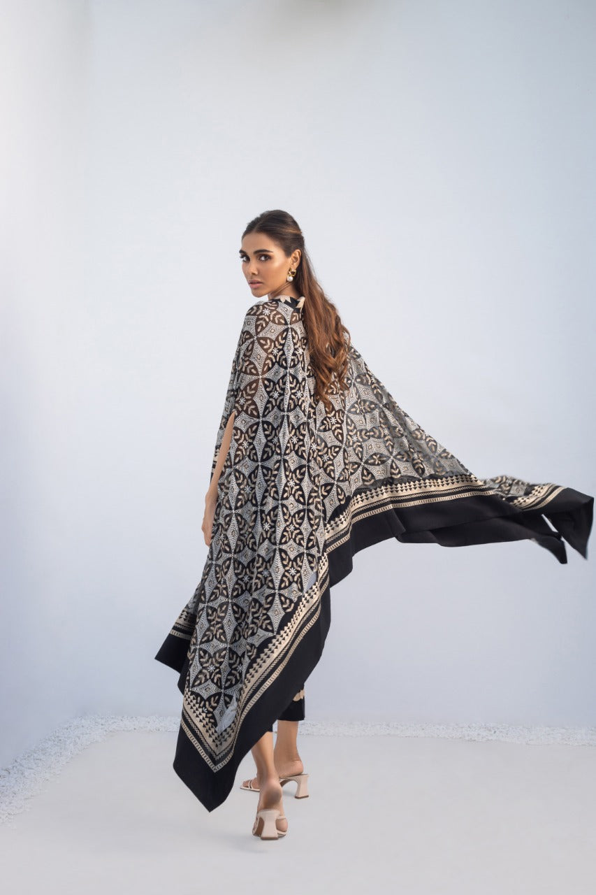 Chiffon Cape With Trouser