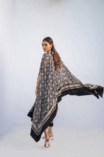 Chiffon Cape With Trouser