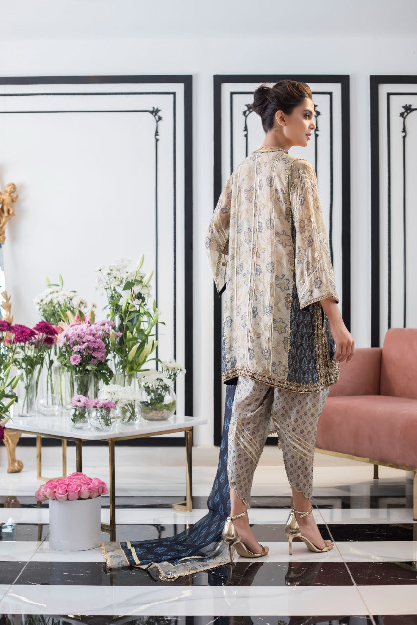 Khaadi Silk Printed Abha