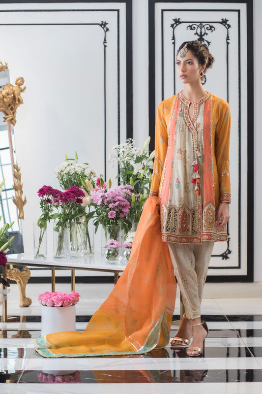 Undertones Khaadi Silk Angharka