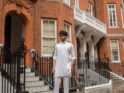 White Cotton Kurta 3