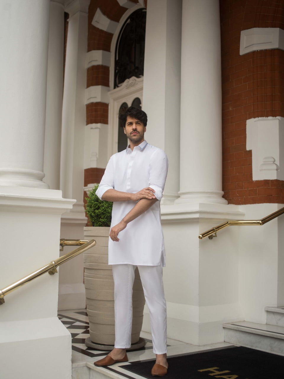 White Cotton Kurta 4