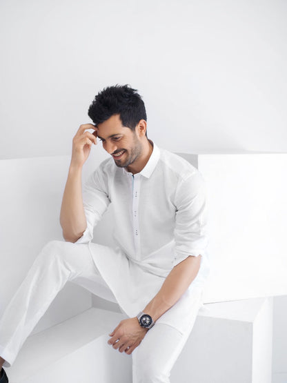 White Linen Kurta