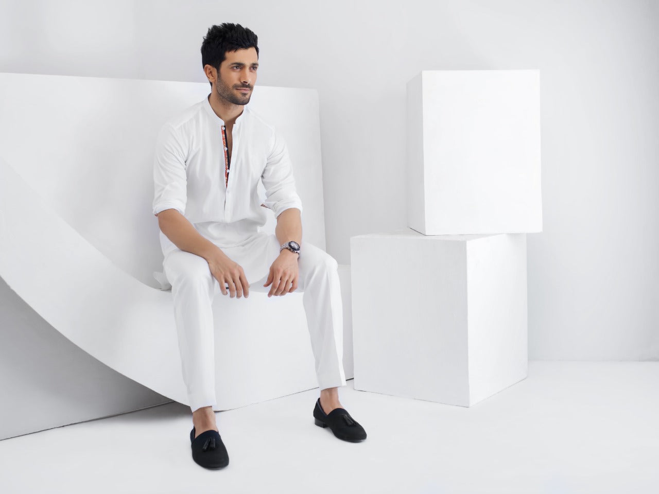 White Cotton Kurta