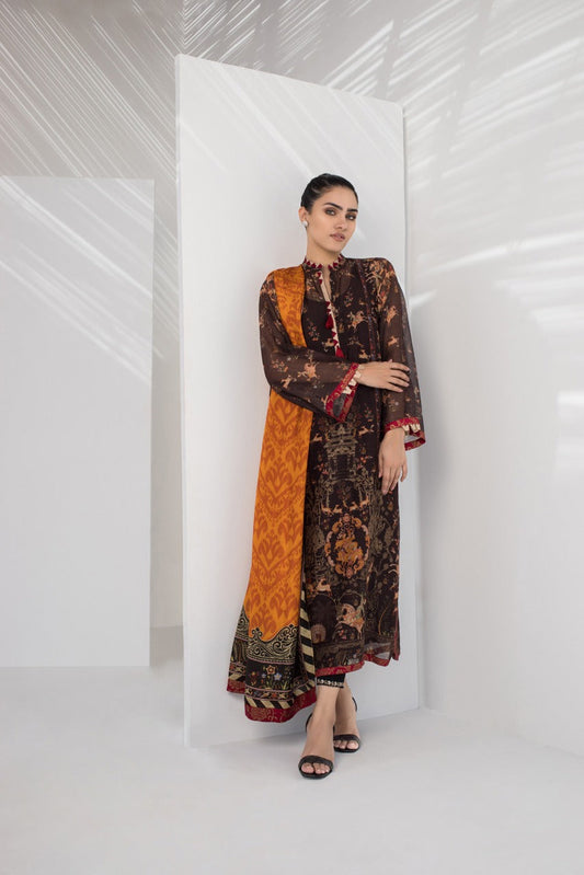 Printed Kurta and trousers with Dupatta