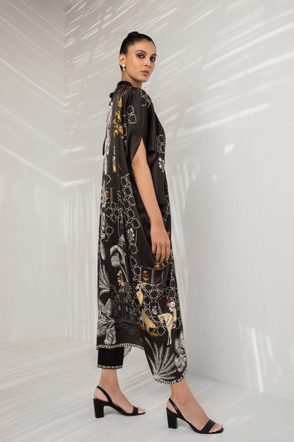 Digitally Printed Kaftaan With trousers