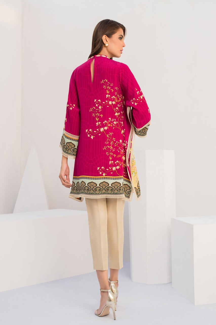 Digitally Printed Crepe Kurta With trousers 1