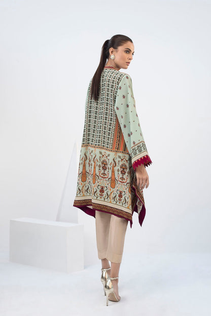 Crepe Digitally Printed Kurta With trousers