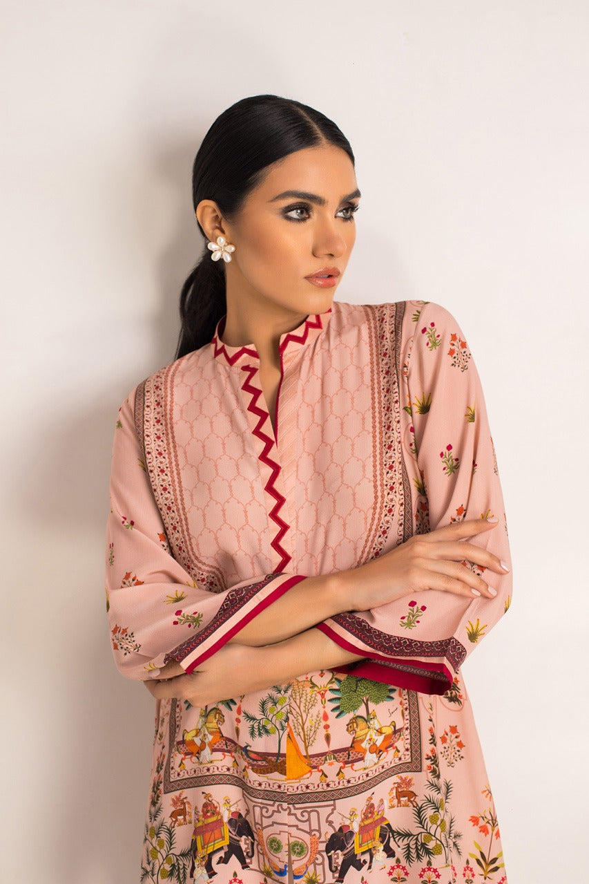 Digitally Printed Kurta With trousers 1