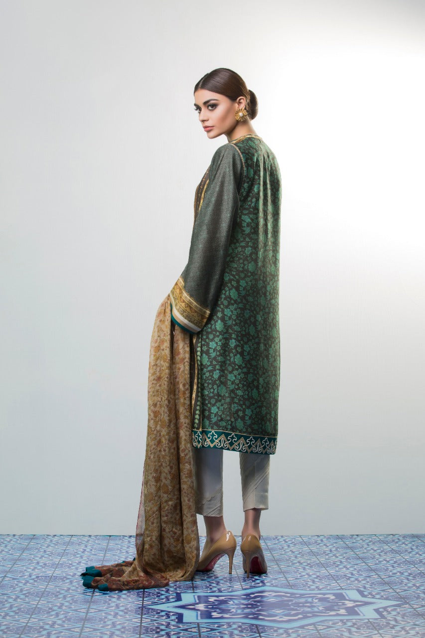 Cotton Net Digitally Printed Shirt And trousers with Dupatta 1