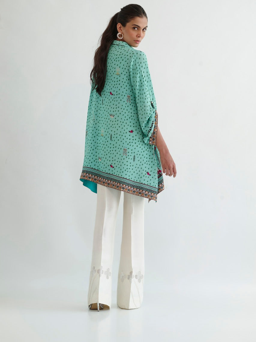 Digitally Printed Kurta With Palazzo