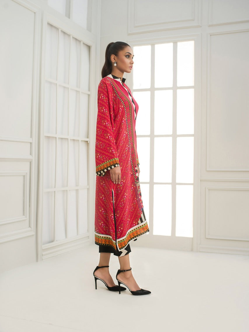 Long Silk Kurta With trousers