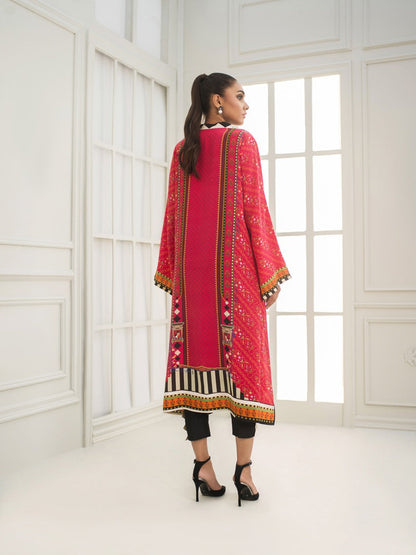 Long Silk Kurta With trousers