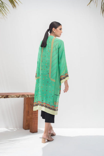 Digitally Printed Crepe Kurta And Culottes