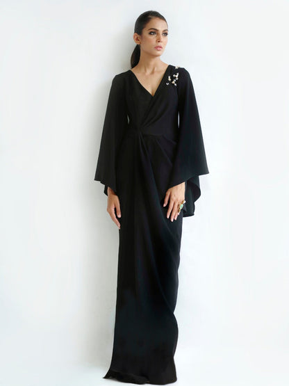 Jumpsuit With A Knotted Overlay