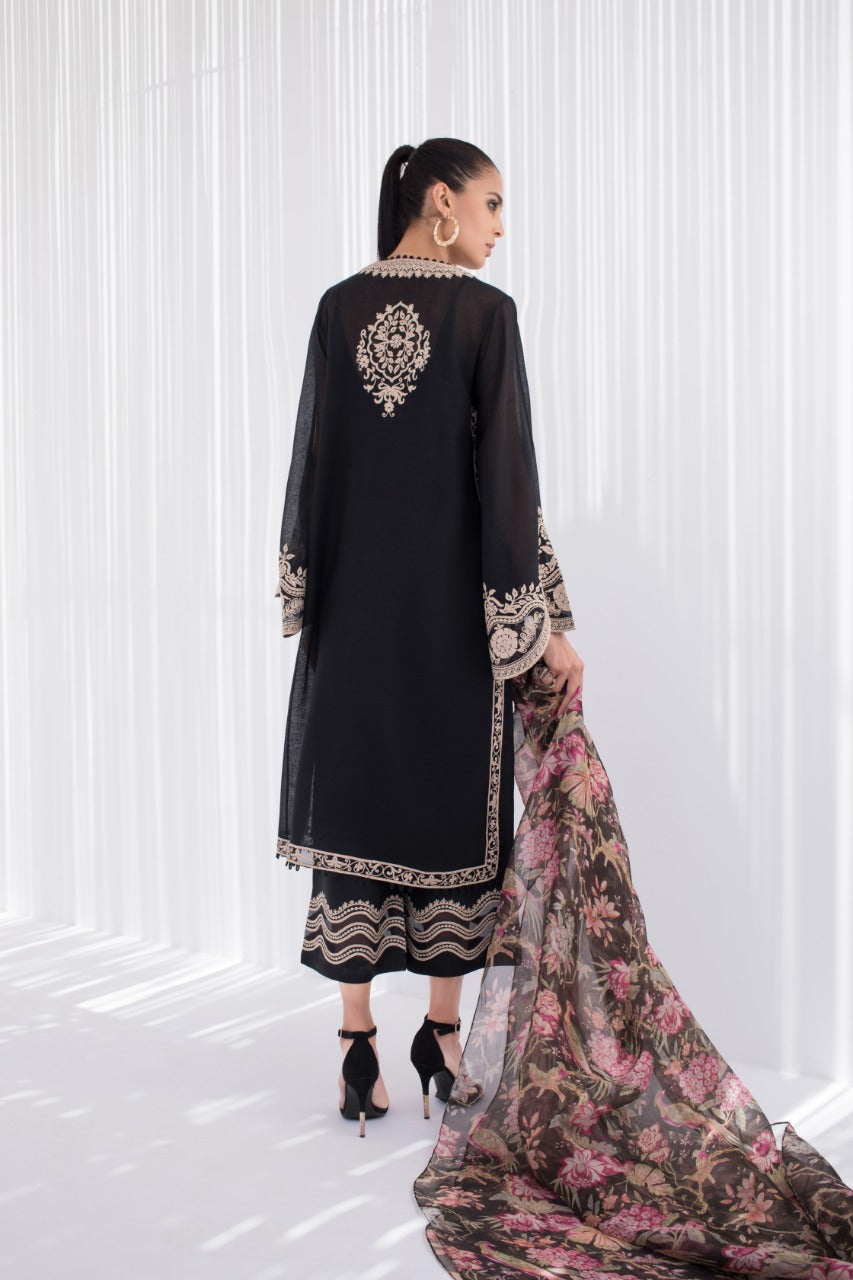 Khaddi Corduroy Embroidered Kurta