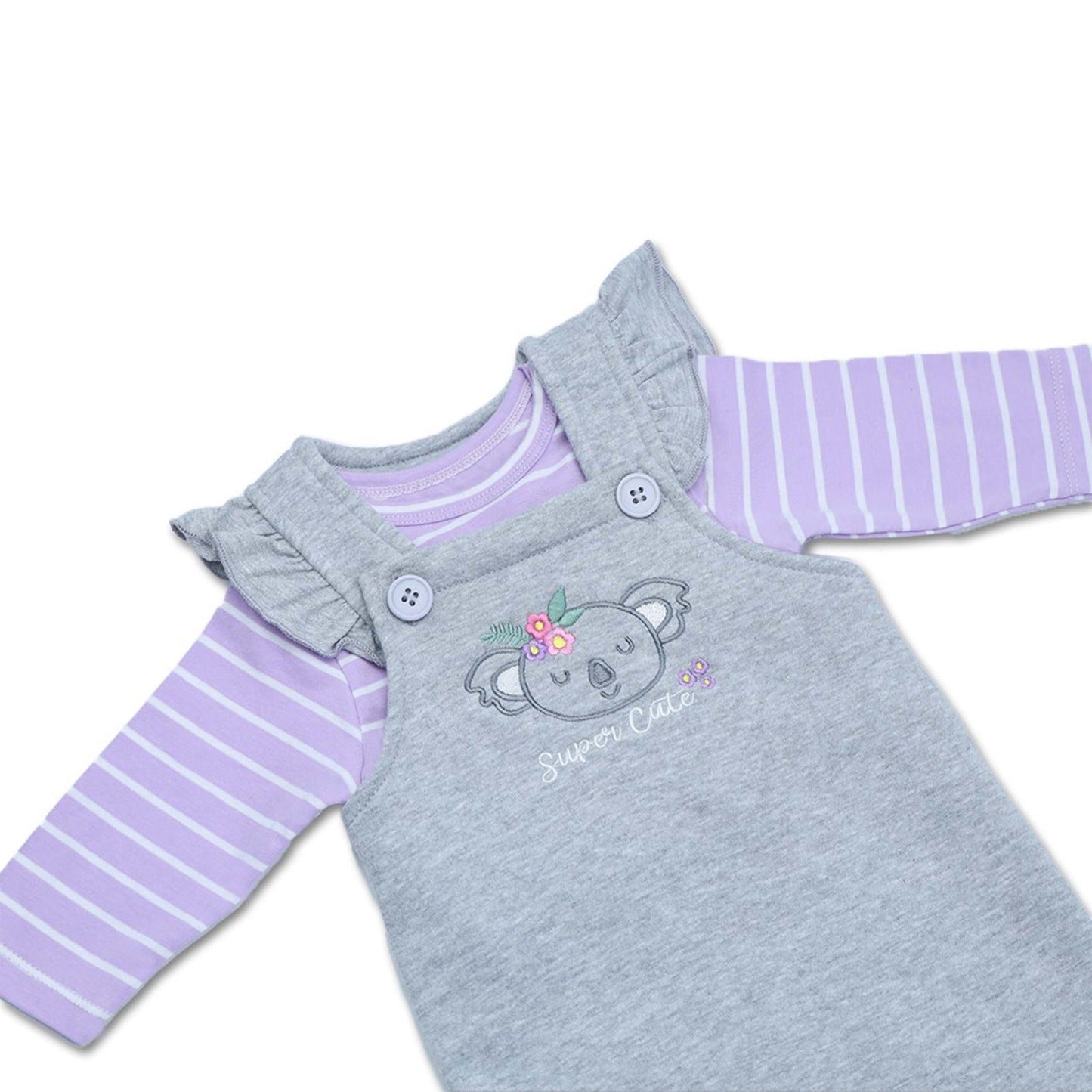 Cuddle & Cradle - Koala Romper set (Embroidered)