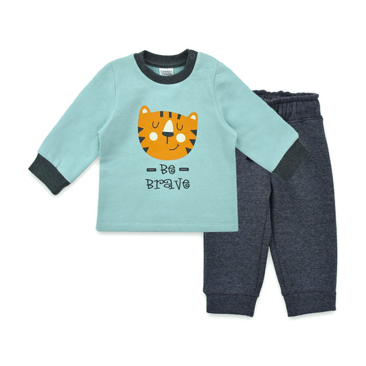 Cuddle & Cradle - Fleece Sweatshirt and Trouser set (Be Brave)