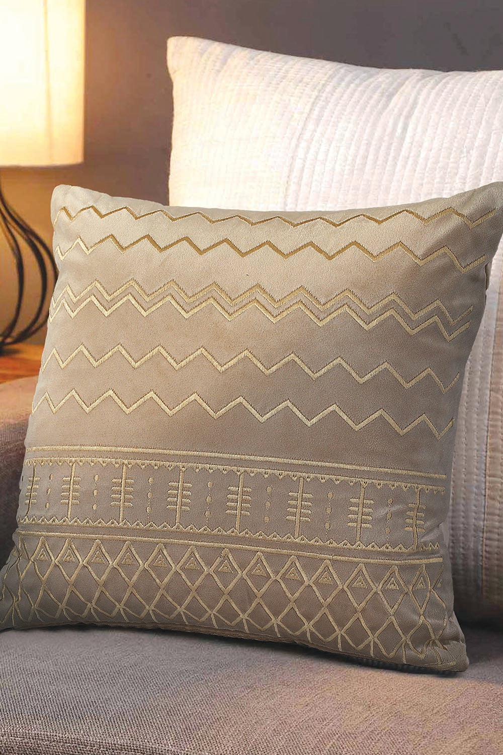 Nishat Linen - Zahraa Cushion Cover Emb