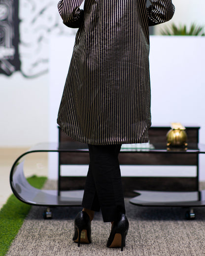 Eraj Hussain - Black Pintax Trouser - Basic