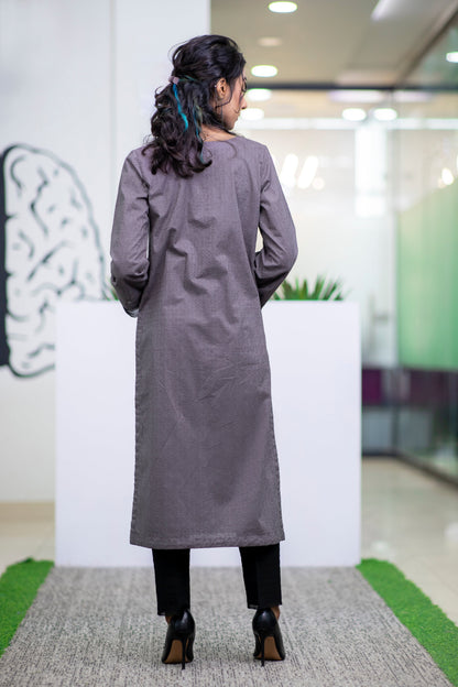 Eraj Hussain - Thursday Client Meetings - Grey - Stitched
